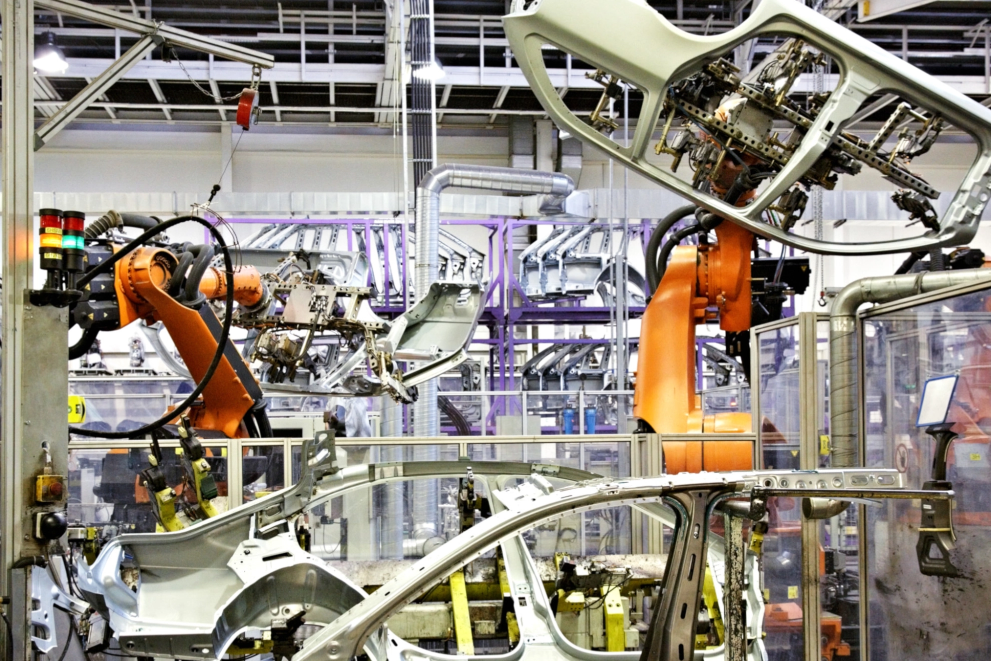 Roboter in Automobilfertigung