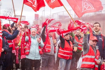 Warnstreiks in der Holz- und Kunststoffindustrie Sachsen