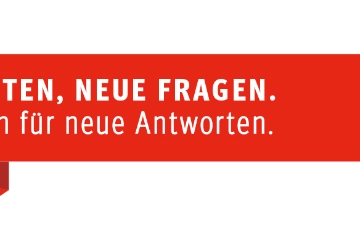 Abbinder Neue Zeiten, neue Fragen. Zusammen für neue Antworten.
