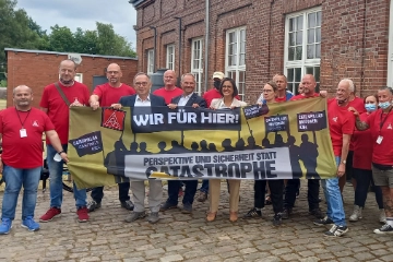 Aus per Videobotschaft – Caterpillar-Beschäftigte kämpfen