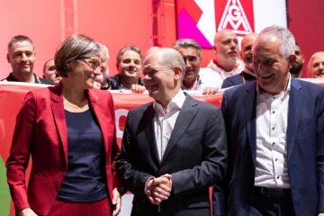 Klare Worte beim Kanzlerbesuch 