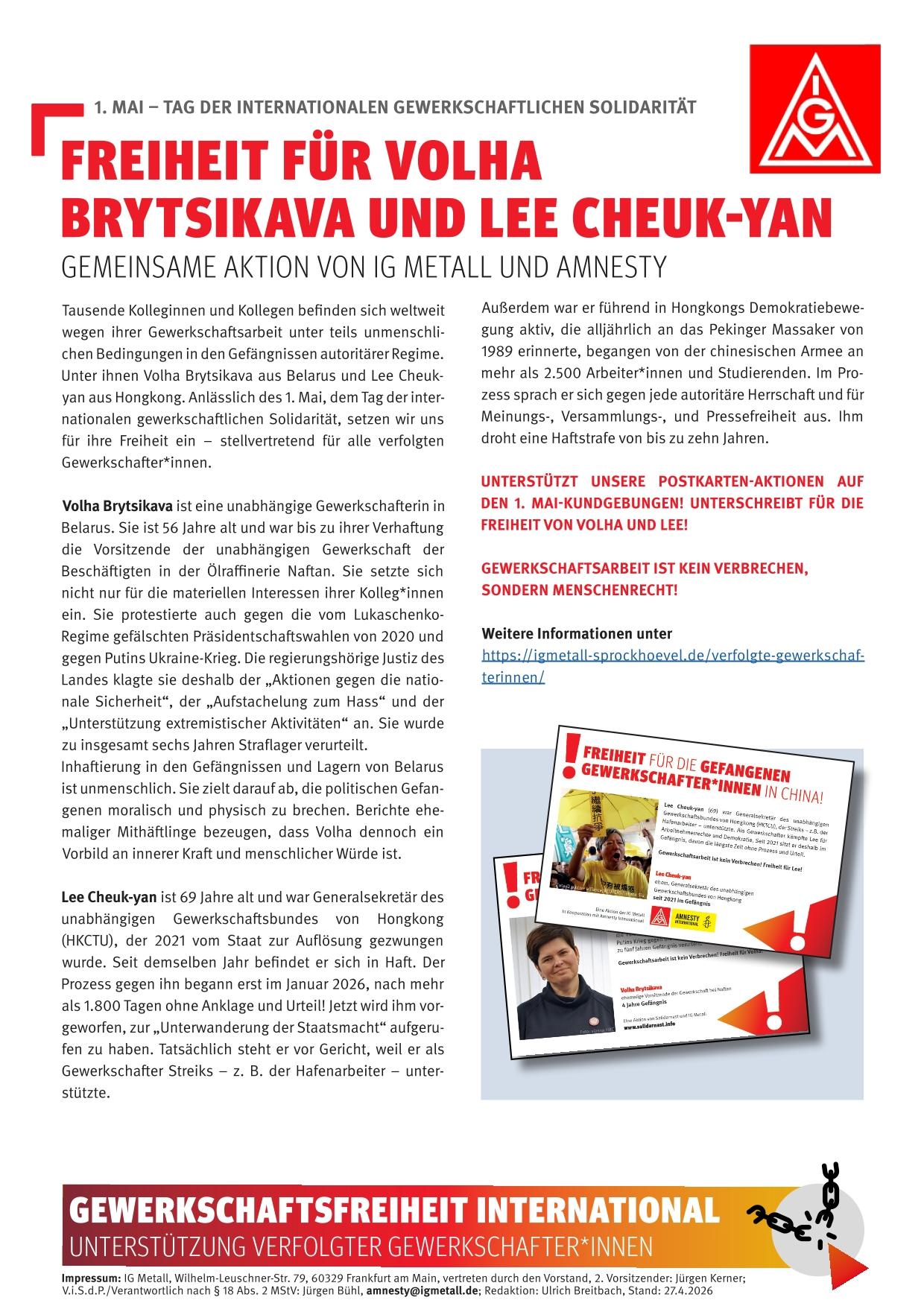 Gewerkschaftsfreiheit International Nr. 13