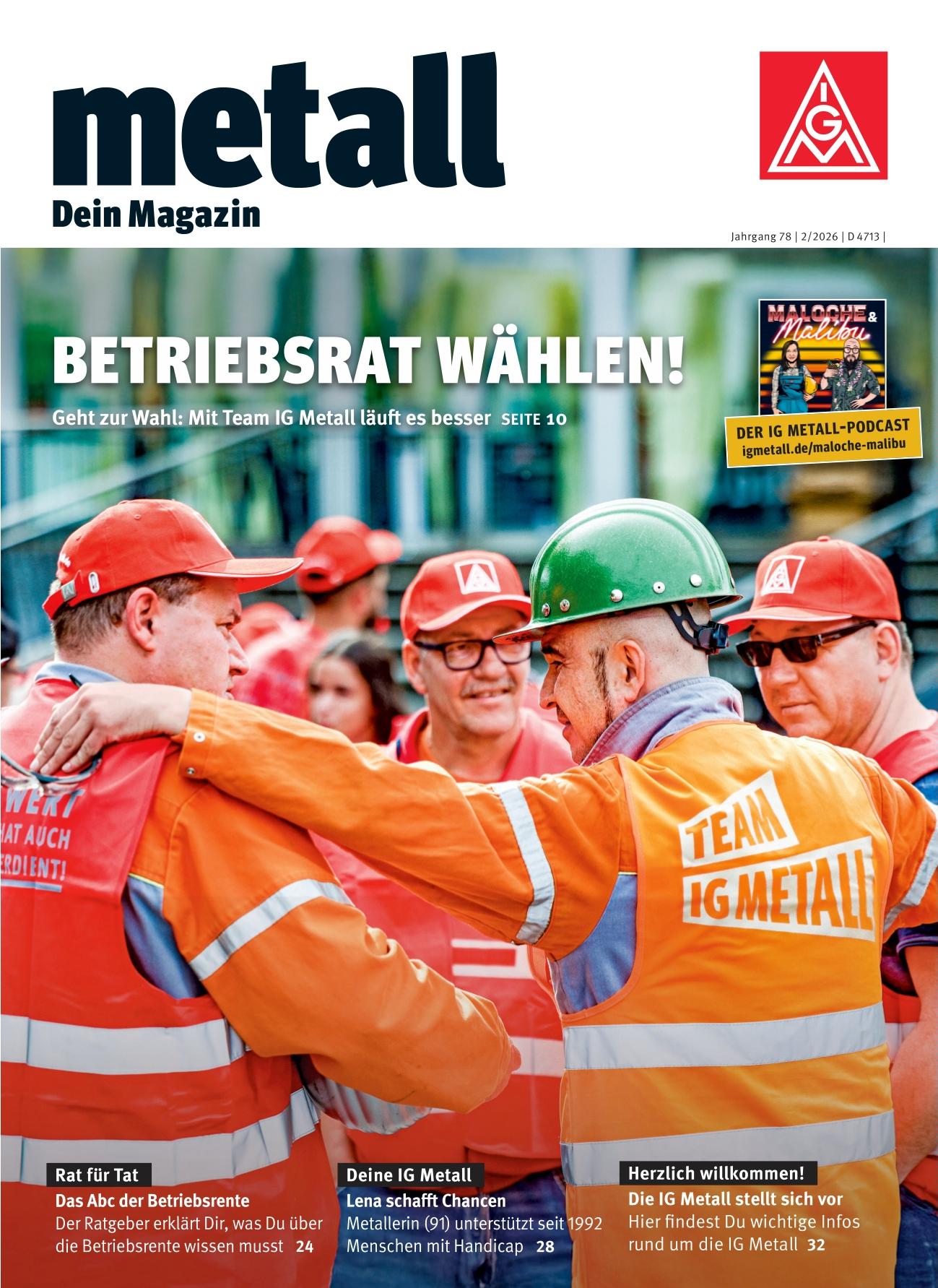 metall. Dein Magazin, März/April 2026