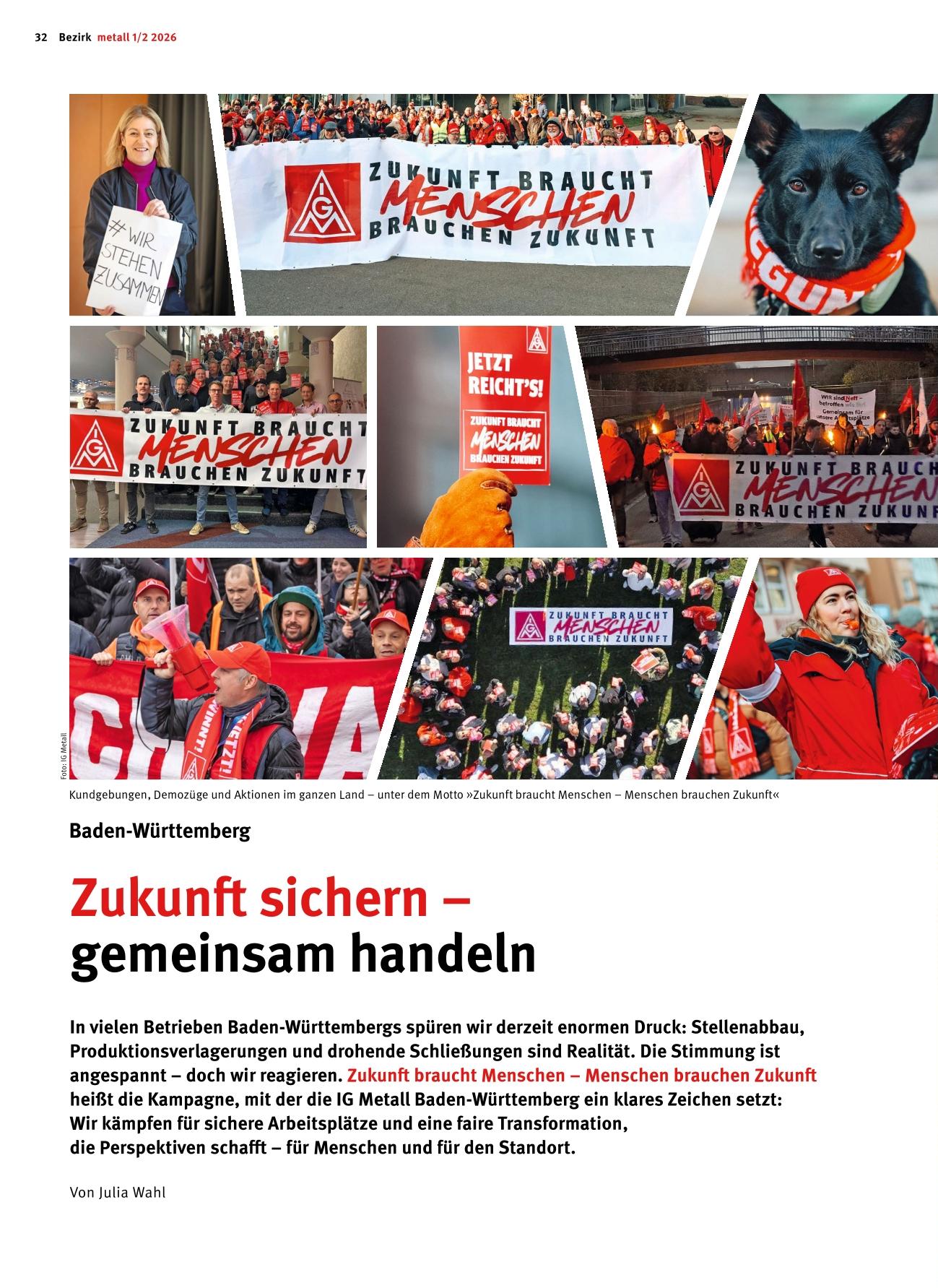 metall - Regionalseiten Baden-Württemberg 1/2 2026