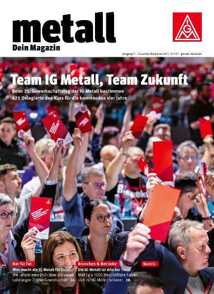 metall. Dein Magazin, November/Dezember 2023