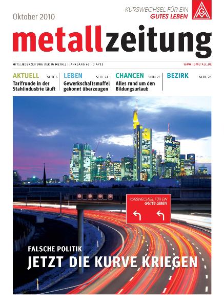 metallzeitung - Oktober 2010