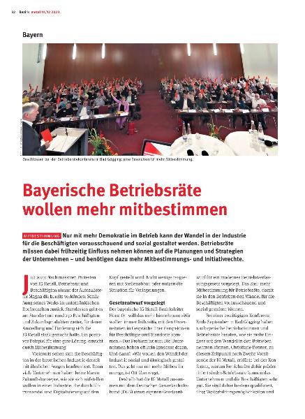 metall - Regionalseiten Bayern 11/12 2023