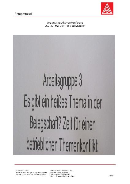 Workshop 3: Themenfindung und Kampagnenplanung