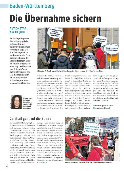 metallzeitung - Regionalseiten Baden-Württemberg April 2010
