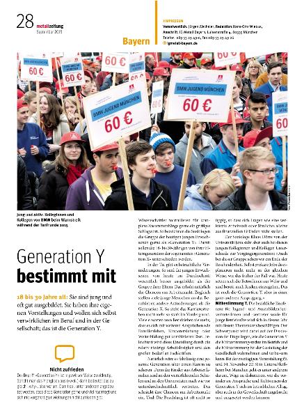 metallzeitung - Regionalseiten Bayern September 2015