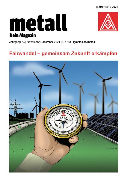 metall. Dein Magazin, November/Dezember 2021 (barrierefreie Ausgabe)