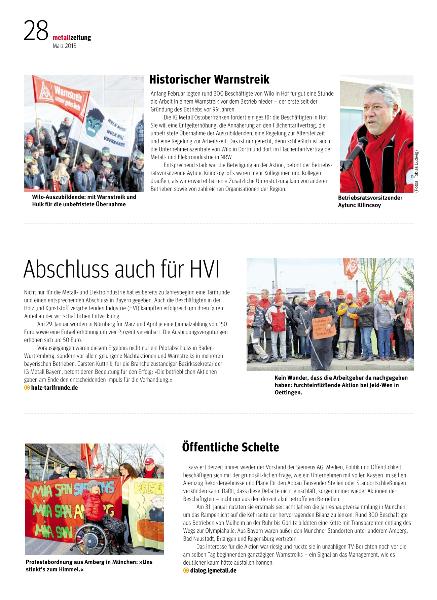 metallzeitung - Regionalseiten Bayern März 2018
