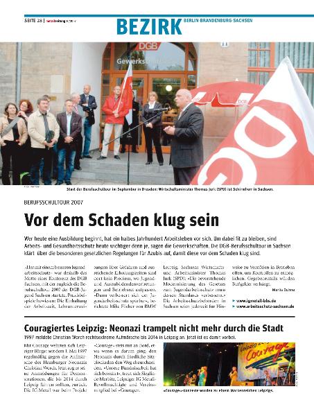 metallzeitung - Regionalseiten Berlin-Brandenburg-Sachsen Oktober 2007