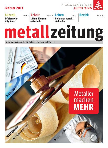 metallzeitung Februar 2013