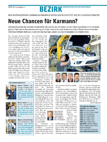 metallzeitung - Regionalseiten Niedersachsen und Sachsen-Anhalt Mai 2009