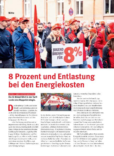 metall - Regionalseiten Mitte November/Dezember 2022