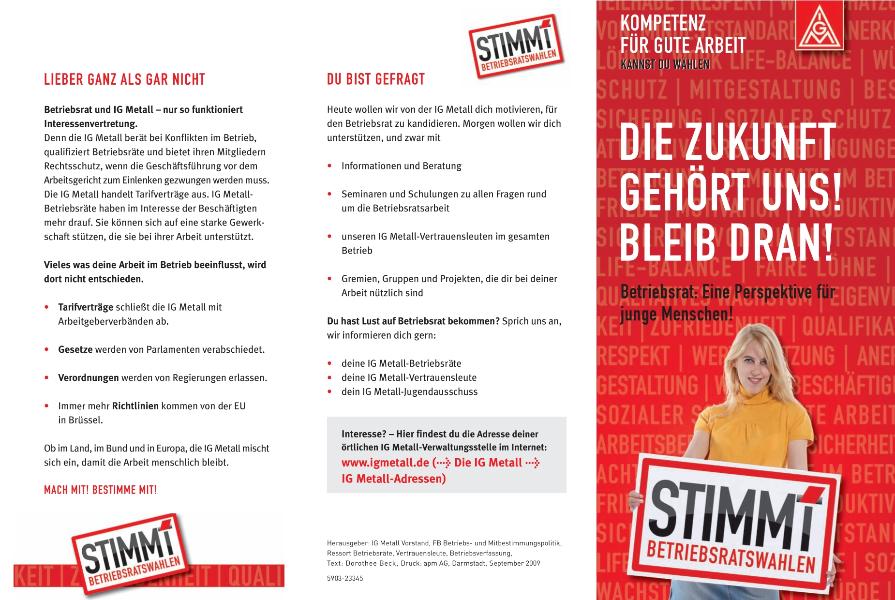 Die Zukunft gehört uns - Bleib dran