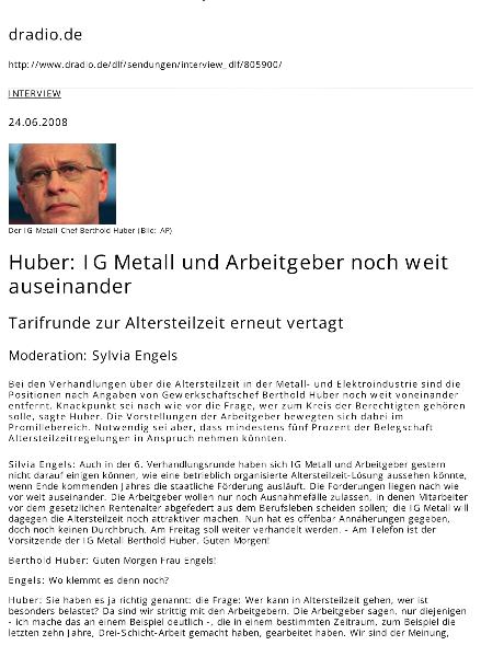 IG Metall und Arbeitgeber noch weit auseinander