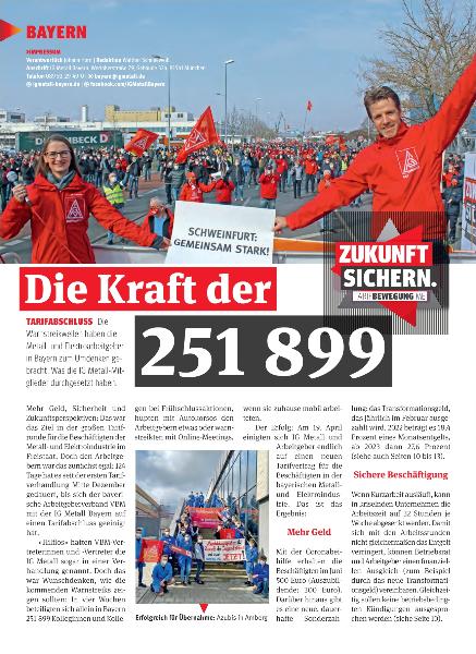 metallzeitung - Regionalseiten Bayern Mai 2021