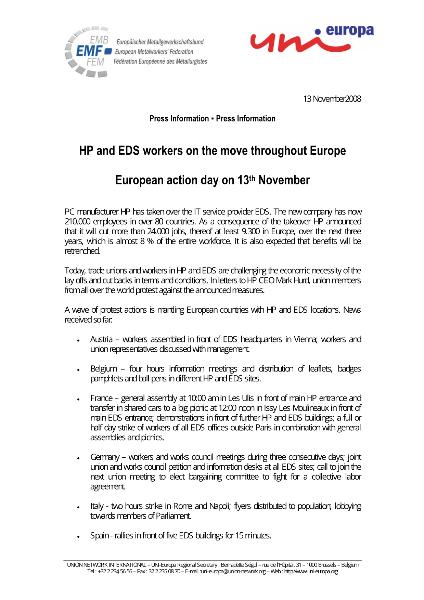 Pressemitteilung EMB zum Aktionstag EDS - 20081113