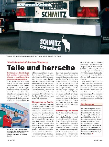 metall-Regionalseiten Nordrhein-Westfalen März 2006