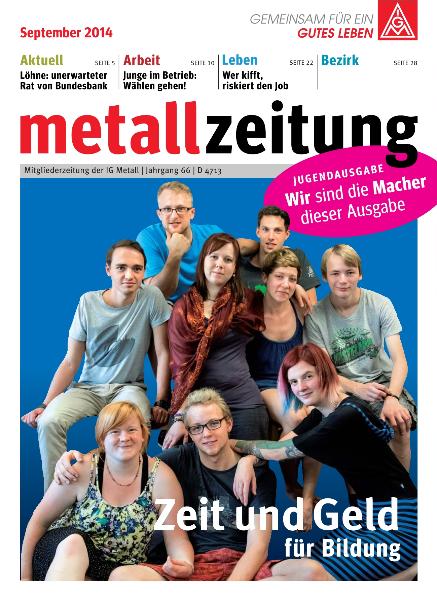 metallzeitung September 2014