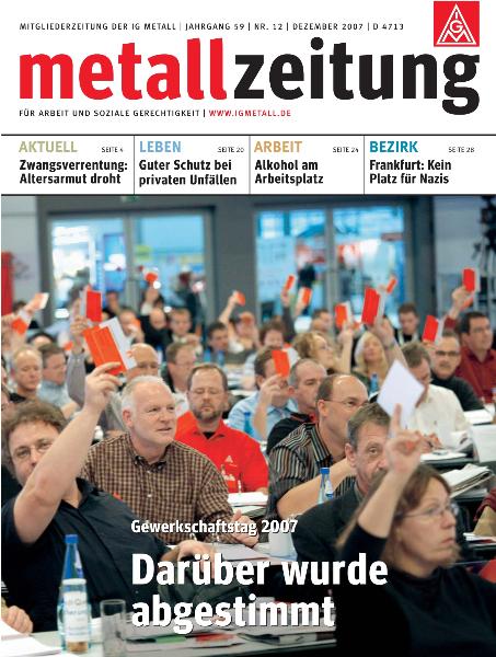 metallzeitung - Dezember 2007