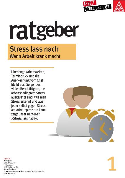 Ratgeber Stress lass nach