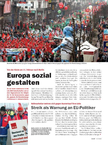 metall-Regionalseiten Küste Januar/Februar 2006