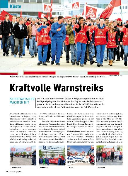 metallzeitung - Regionalseiten Küste Juni 2013