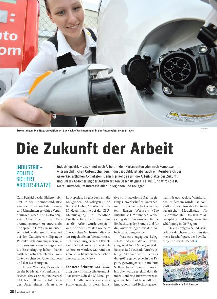 metallzeitung - Regionalseiten Bayern Februar 2011