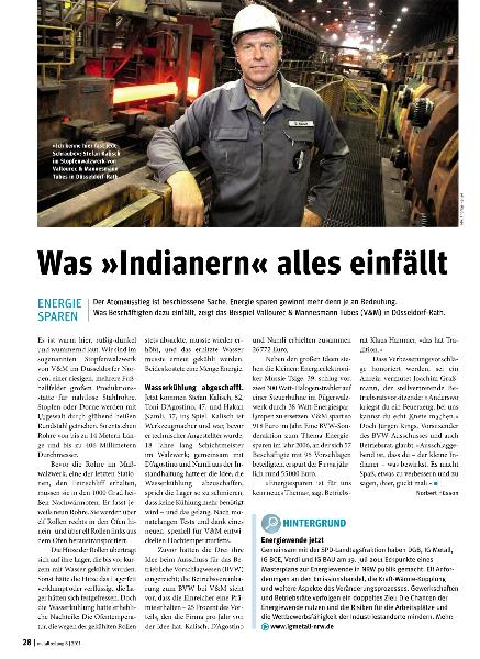 metallzeitung - Regionalseiten Nordrhein-Westfalen August 2011