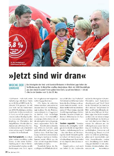 metallzeitung - Regionalseiten Nordrhein-Westfalen Juni 2011