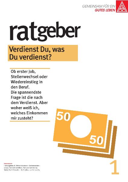 Ratgeber Gehalt