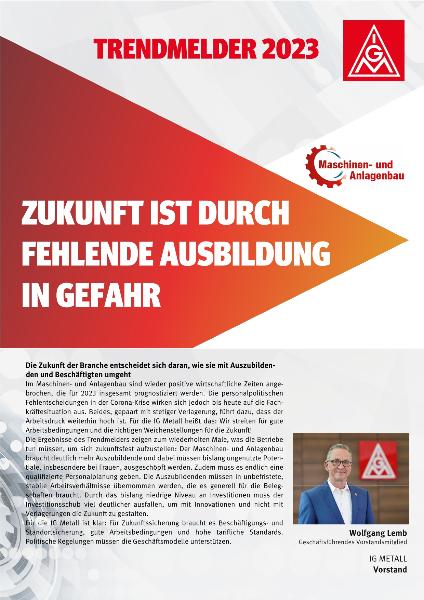 Trendmelder 2023: Zukunft ist durch fehlende Ausbildung in Gefahr