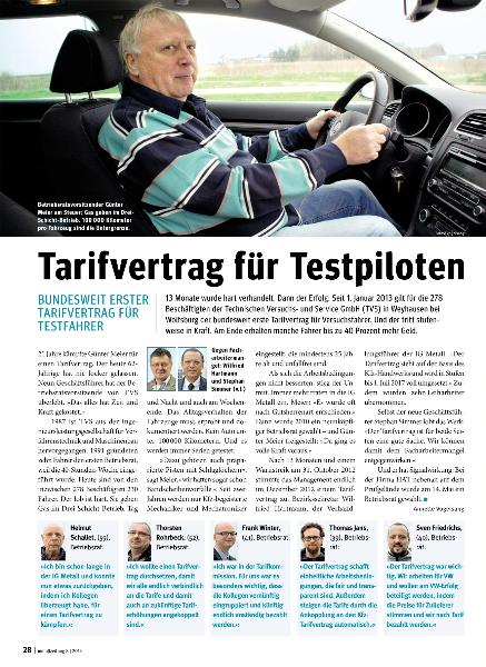 metallzeitung - Regionalseiten Niedersachsen und Sachsen-Anhalt August 2013