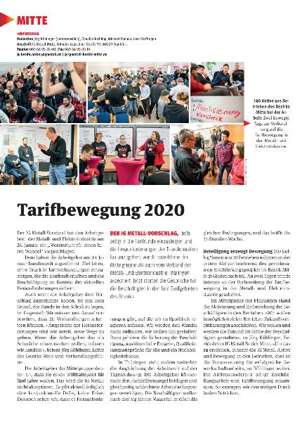 metallzeitung - Regionalseiten Mitte März 2020