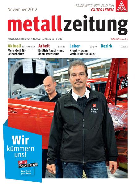metallzeitung November 2012