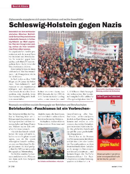 metall-Regionalseiten Küste März 2005