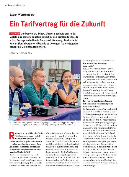 metall - Regionalseiten Baden-Württemberg 9/10 2021