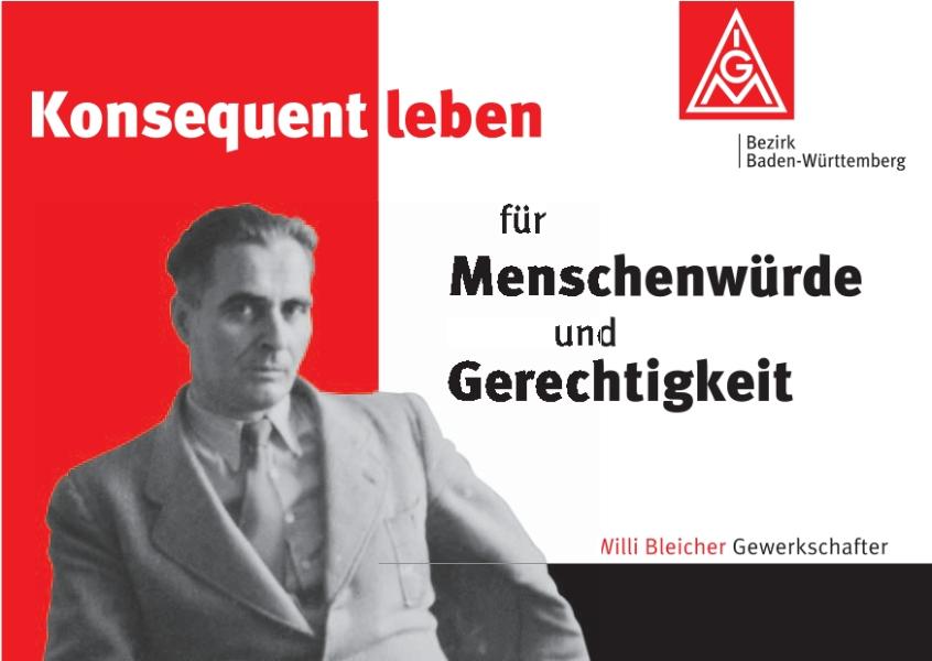 Postkarte: Willi Bleicher - Motiv 1
