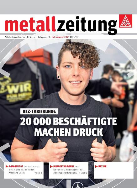 metallzeitung Juli/August 2021
