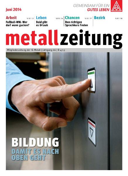 metallzeitung Juni 2014