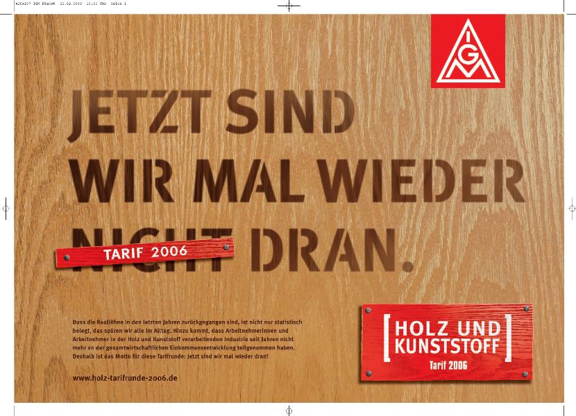 H+K Tarif 2006: Jetzt sind wir mal wieder (nicht) dran