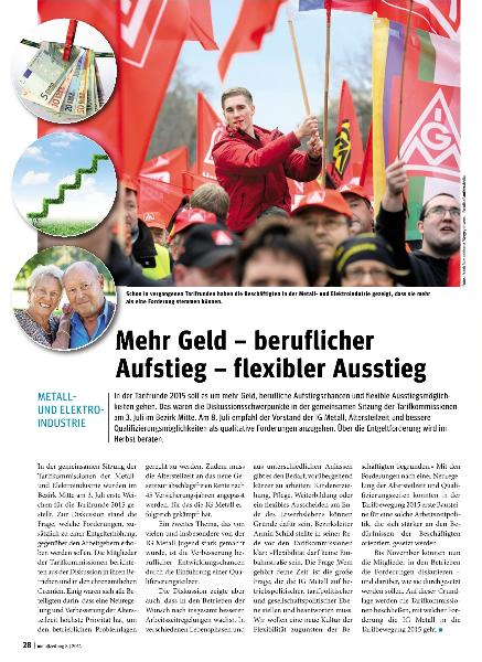 metallzeitung - Regionalseiten Mitte August 2014