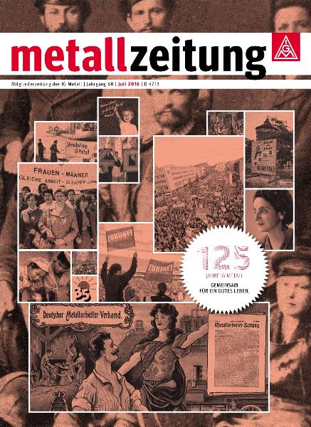 metallzeitung Juli 2016