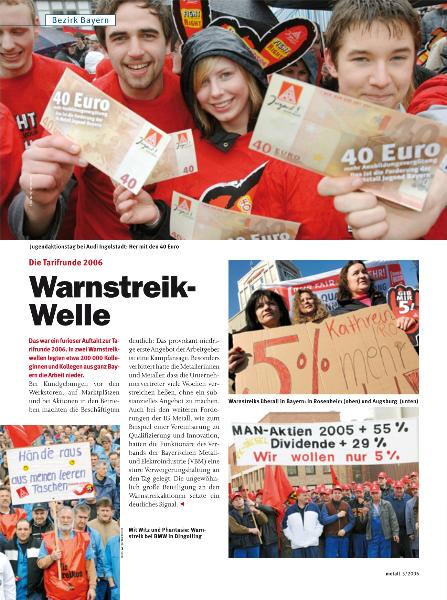 metall-Regionalseiten Bayern Mai 2006