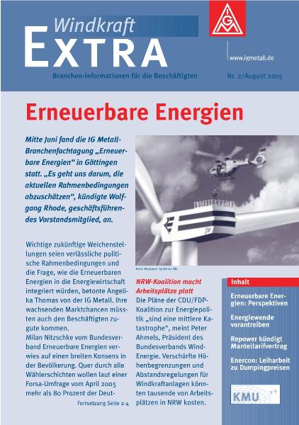 Windkraft Extra Nr. 2: Erneuerbare Energien, August 2005