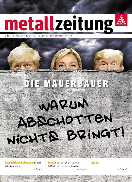 metallzeitung Februar 2017