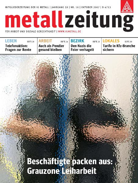 metallzeitung - Oktober 2007